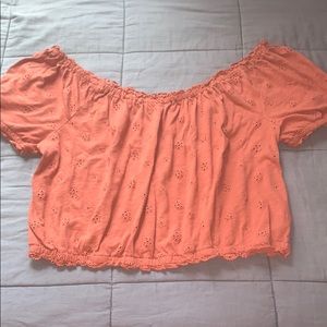 Off the Shoulder Bubble Top AEO